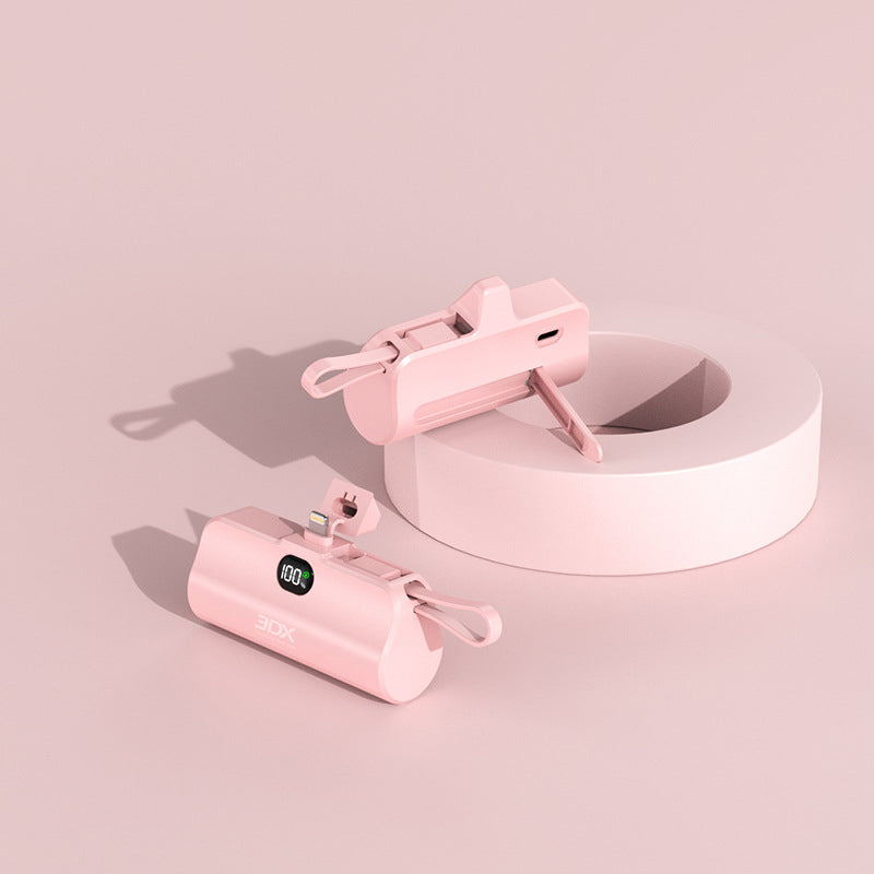 Three-in-one tail plug capsule power bank